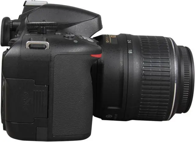 Alt view image 3 of 12 - Nikon D5100 Black 16.2 MP DSLR Camera w/AF-S 18-55mm VR Lens