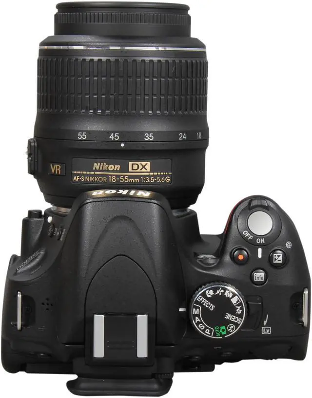 Alt view image 6 of 12 - Nikon D5100 Black 16.2 MP DSLR Camera w/AF-S 18-55mm VR Lens