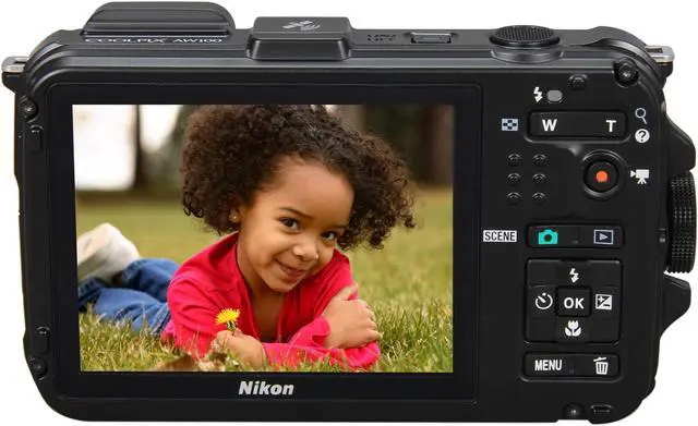 Alt view image 4 of 8 - Nikon COOLPIX AW100 26290 16 MP 3.0" 460K Action Camera