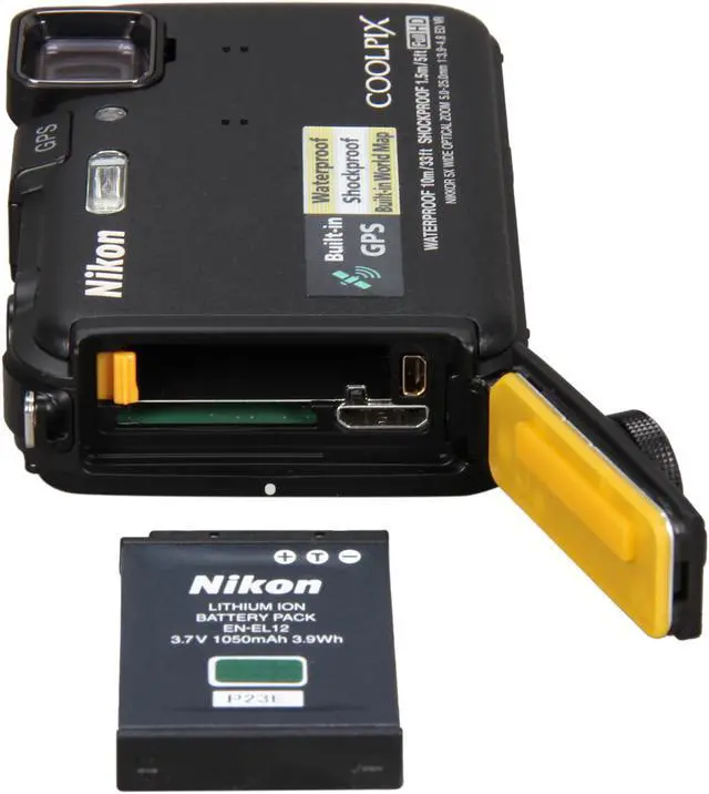 Alt view image 7 of 8 - Nikon COOLPIX AW100 26290 16 MP 3.0" 460K Action Camera