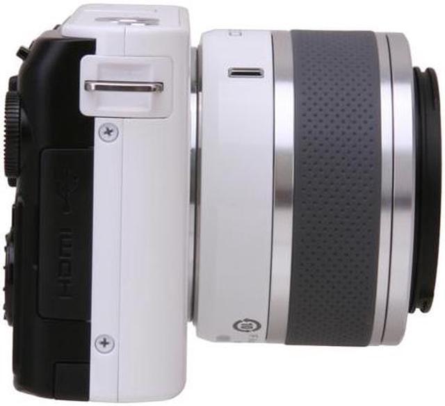 Alt view image 3 of 8 - Nikon 1 J1 White 10.1MP HD Digital Camera System with 10-30mm VR 1 NIKKOR Lens