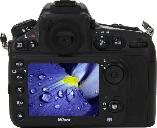 Alt view image 4 of 11 - Nikon D800 (25480) Black 36.3 MP Digital SLR Camera - Body Only