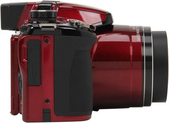 Alt view image 5 of 10 - Nikon Coolpix P510 Red 16.1 MP 42X Optical Zoom 24mm Wide Angle Digital Camera                                                                                      HDTV Output