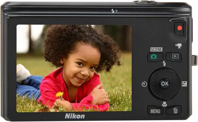 Alt view image 4 of 8 - Nikon Coolpix S6300 Black 16MP 10X Optical Zoom 25mm Wide Angle Digital Camera HDTV Output