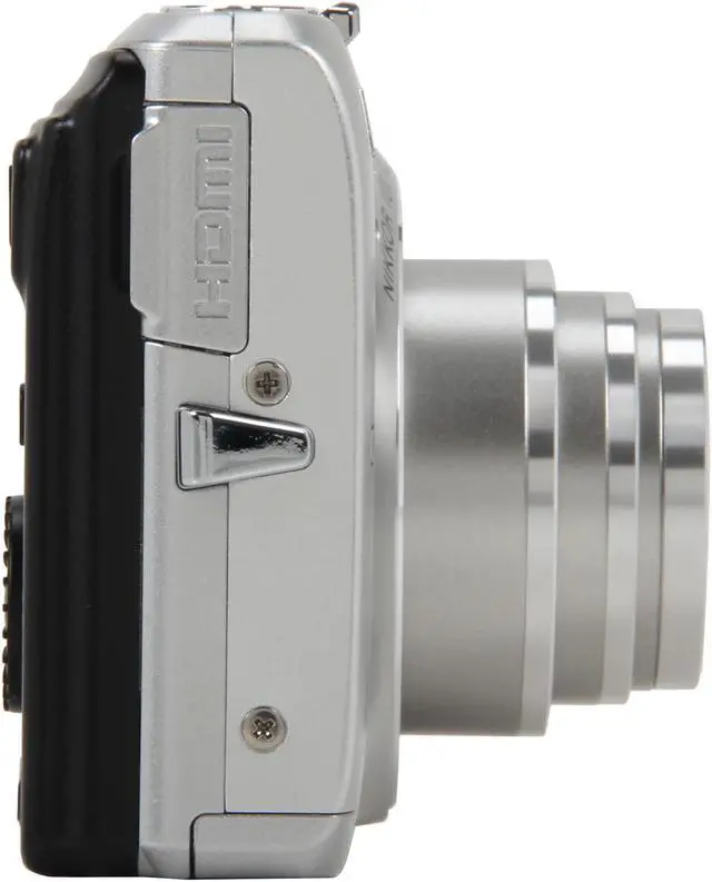 Alt view image 3 of 8 - Nikon Coolpix S6300 Silver 16MP 10X Optical Zoom 25mm Wide Angle Digital Camera HDTV Output