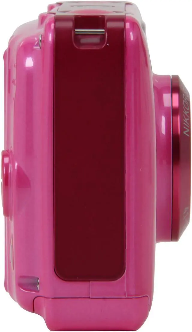 Alt view image 3 of 8 - Nikon Coolpix S30 Pink 10.1 MP 3X Optical Zoom Waterproof Shockproof Wide Angle Digital Camera