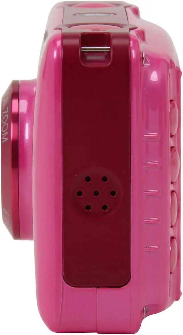 Alt view image 5 of 8 - Nikon Coolpix S30 Pink 10.1 MP 3X Optical Zoom Waterproof Shockproof Wide Angle Digital Camera