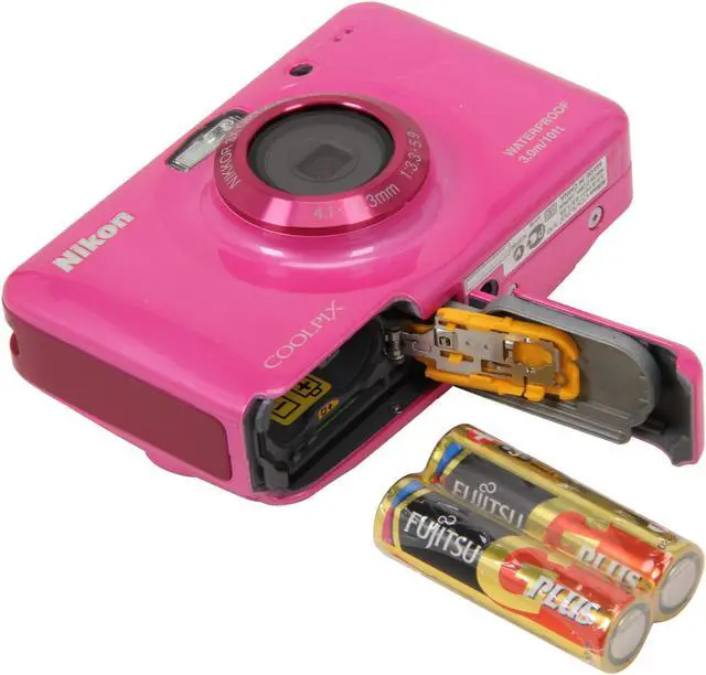 Alt view image 7 of 8 - Nikon Coolpix S30 Pink 10.1 MP 3X Optical Zoom Waterproof Shockproof Wide Angle Digital Camera