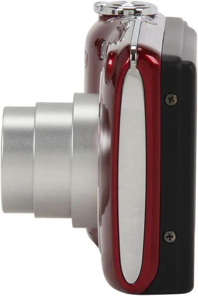 Alt view image 5 of 8 - Nikon Coolpix L26 Red 16.1 MP 5X Optical Zoom Wide Angle Digital Camera