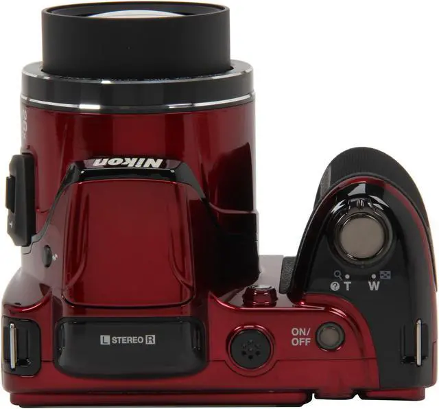 Alt view image 6 of 9 - Nikon Coolpix L810 Red 16.1 MP 26X Optical Zoom Wide Angle Digital Camera HDTV Output