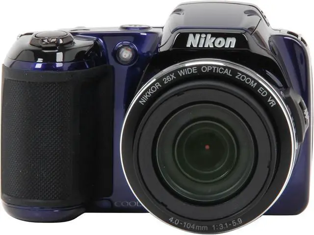 Alt view image 2 of 8 - Nikon Coolpix L810 Blue 16.1 MP 26X Optical Zoom Wide Angle Digital Camera HDTV Output