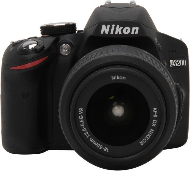 Nikon D3200 Black 24.2 MP CMOS Digital SLR Camera with 18-55mm