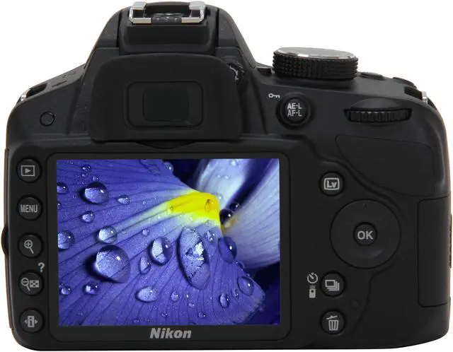 Alt view image 4 of 10 - Nikon D3200 Black 24.2 MP CMOS Digital SLR Camera with 18-55mm Lens