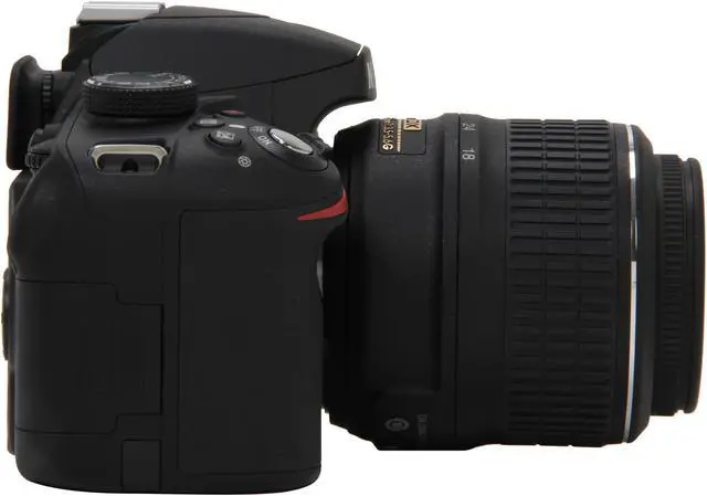 Alt view image 5 of 10 - Nikon D3200 Black 24.2 MP CMOS Digital SLR Camera with 18-55mm Lens