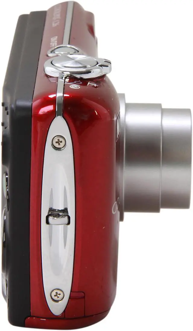 Alt view image 3 of 8 - Nikon COOLPIX L26 Red 16.1 MP 5X Optical Zoom 26mm Wide Angle Digital Camera