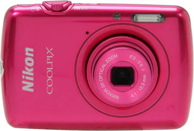 Alt view image 2 of 7 - Nikon COOLPIX S01 Pink 10.1 MP 3X Optical Zoom Digital Camera