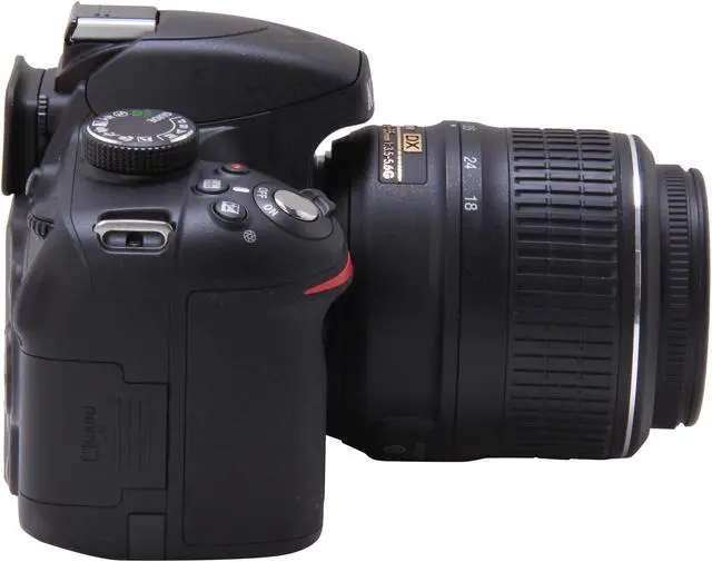 Alt view image 3 of 9 - Nikon D3200 Black 24.2 MP Digital SLR with 18-55mm f/3.5-5.6 AF-S DX VR NIKKOR Zoom Lens