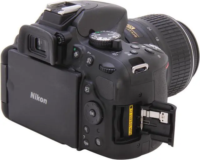Alt view image 9 of 11 - Nikon D5200 1503 Black 24.1 MP Digital SLR Camera with 18-55mm VR Lens Kit