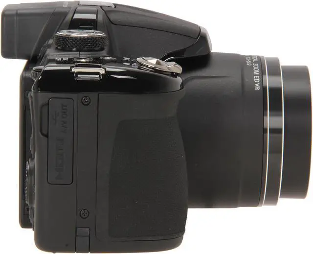 Alt view image 5 of 9 - Nikon COOLPIX P520 Black 18.1 MP 42X Optical Zoom Wide Angle Digital Camera HDTV Output