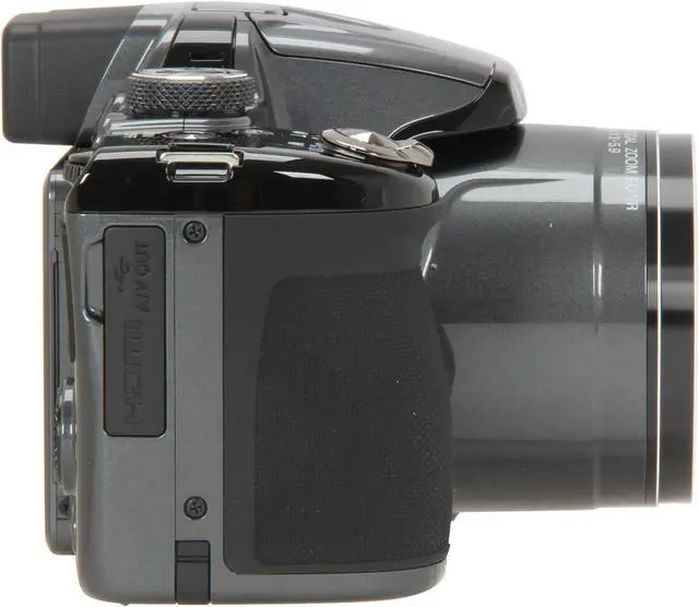 Alt view image 5 of 9 - Nikon COOLPIX P520 Dark Grey 18.1 MP 42X Optical Zoom Wide Angle Digital Camera HDTV Output