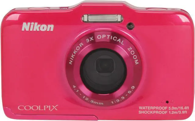 Alt view image 2 of 8 - Nikon COOLPIX S31 Pink 10.1 MP Waterproof Shockproof Digital Camera