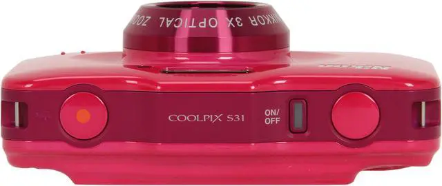 Alt view image 3 of 8 - Nikon COOLPIX S31 Pink 10.1 MP Waterproof Shockproof Digital Camera
