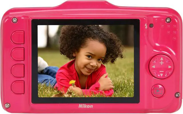 Alt view image 5 of 8 - Nikon COOLPIX S31 Pink 10.1 MP Waterproof Shockproof Digital Camera