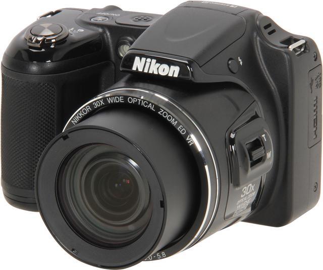 Nikon COOLPIX L820 Black 16 MP 30X Optical Zoom Digital Camera