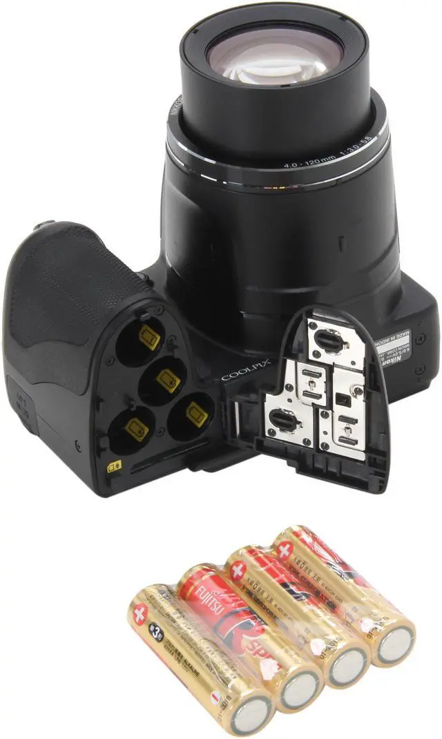 Alt view image 8 of 9 - Nikon COOLPIX L820 Black 16 MP 30X Optical Zoom Digital Camera
