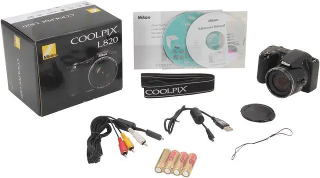 Alt view image 9 of 9 - Nikon COOLPIX L820 Black 16 MP 30X Optical Zoom Digital Camera