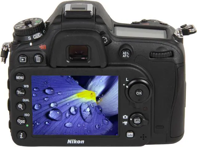 Alt view image 5 of 10 - Nikon D7100 1513 Black 24.1 MP Digital SLR Camera - Body