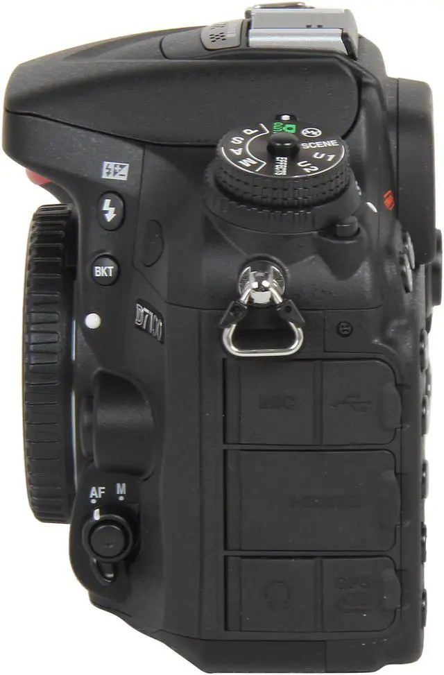 Alt view image 6 of 10 - Nikon D7100 1513 Black 24.1 MP Digital SLR Camera - Body