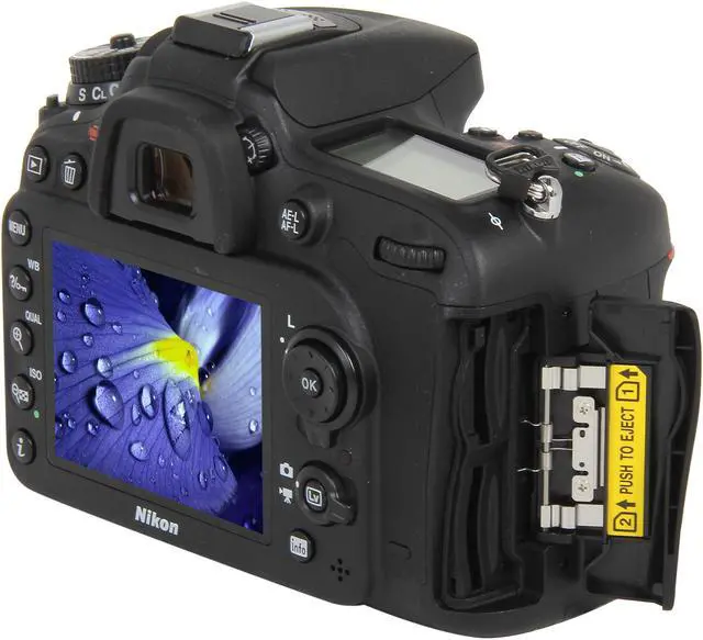 Alt view image 9 of 10 - Nikon D7100 1513 Black 24.1 MP Digital SLR Camera - Body