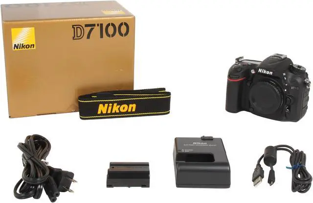 Alt view image 11 of 10 - Nikon D7100 1513 Black 24.1 MP Digital SLR Camera - Body