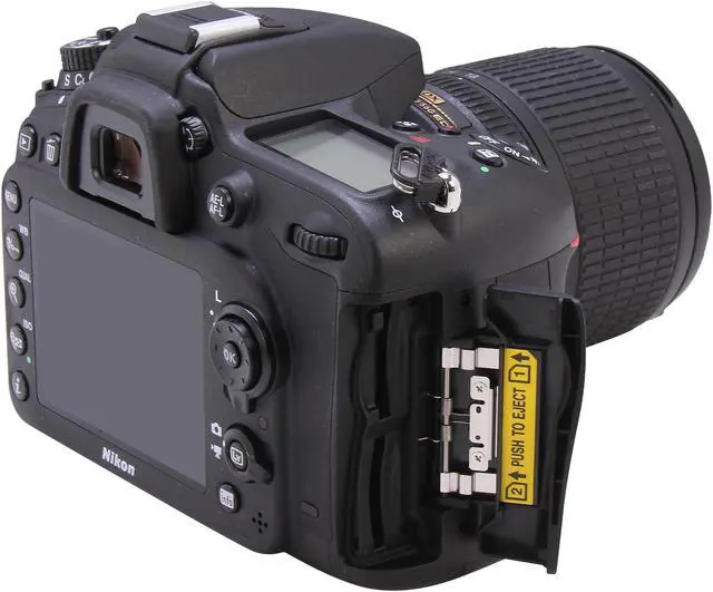 Alt view image 9 of 11 - Nikon D7100 1515 Black 24.1 MP Digital SLR Camera with 18-105mm VR Lens