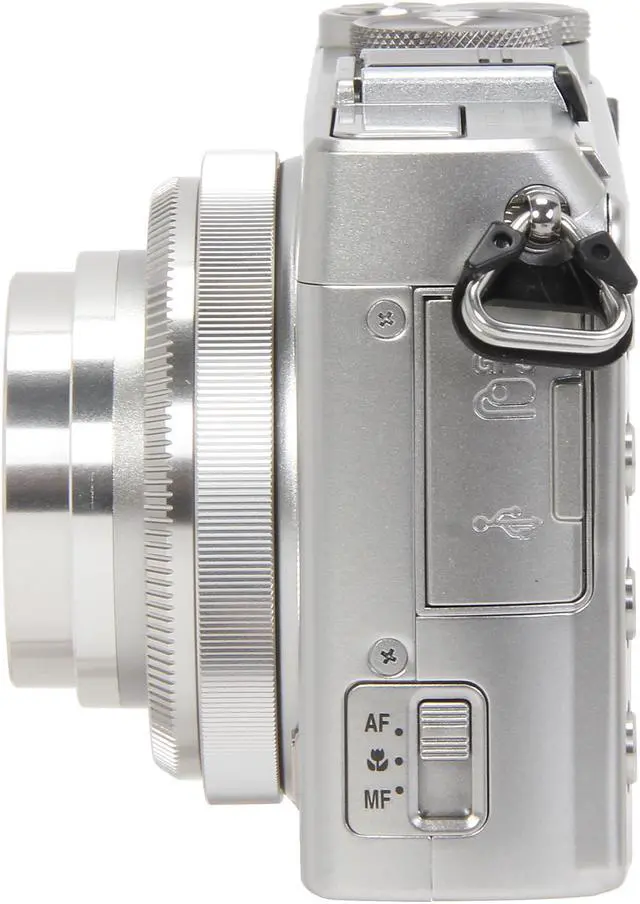 Alt view image 3 of 11 - Nikon COOLPIX A Silver 16.2 MP 28mm Wide Angle Digital Camera