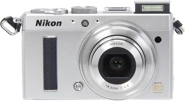 Alt view image 6 of 11 - Nikon COOLPIX A Silver 16.2 MP 28mm Wide Angle Digital Camera