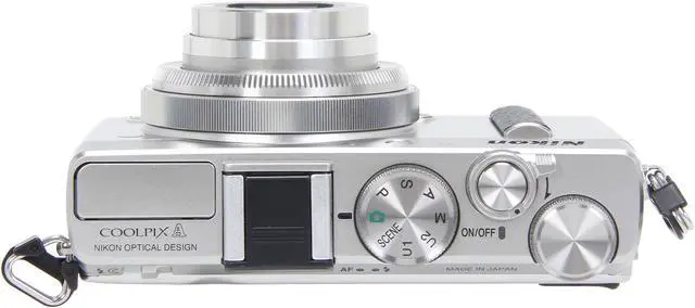 Alt view image 7 of 11 - Nikon COOLPIX A Silver 16.2 MP 28mm Wide Angle Digital Camera