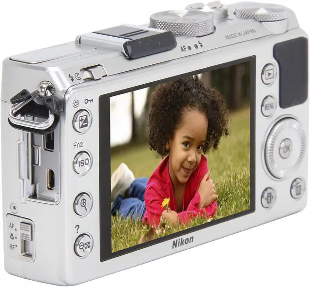 Alt view image 9 of 11 - Nikon COOLPIX A Silver 16.2 MP 28mm Wide Angle Digital Camera