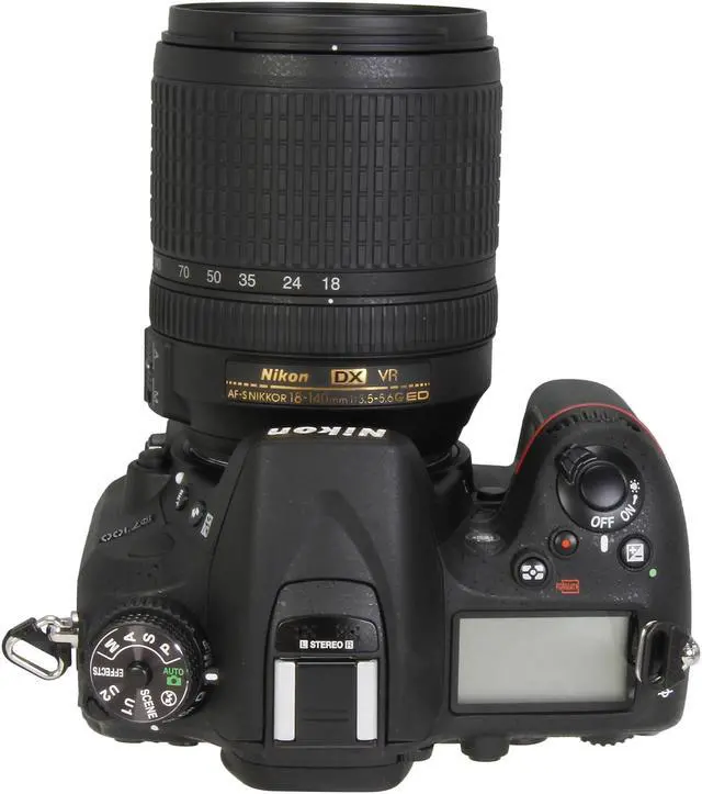 Alt view image 6 of 10 - Nikon D7100 13302 Black 24.1 MP Digital SLR w/ 18-140mm VR Lens