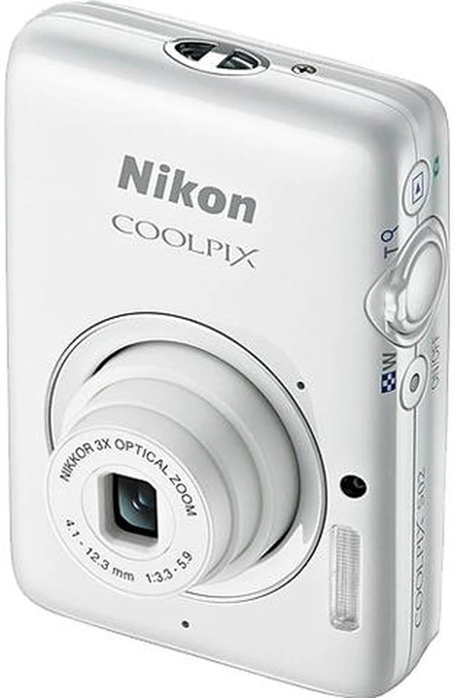 Nikon COOLPIX S02 White 13.2 MP Digital Camera HDTV Output