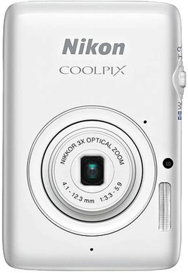 Nikon COOLPIX S02 White 13.2 MP Digital Camera HDTV Output