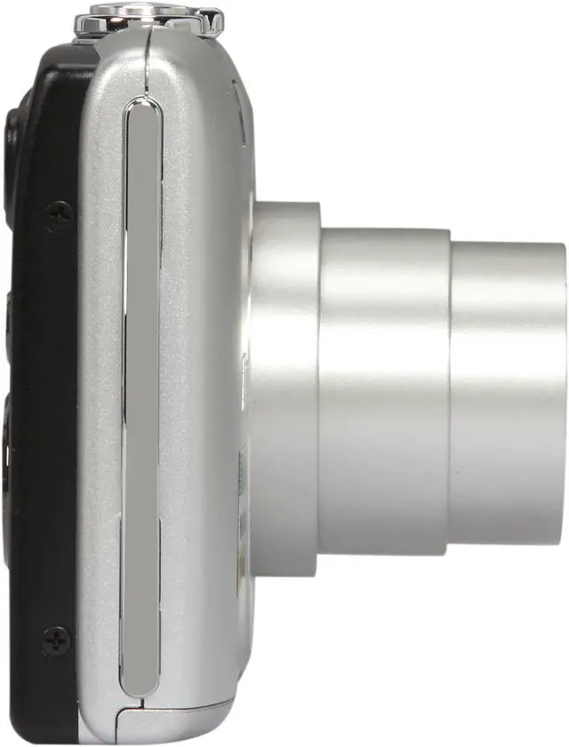 Alt view image 3 of 8 - Nikon COOLPIX S3200 Silver 16 MP 6X Optical Zoom 26mm Wide Angle Digital Camera
