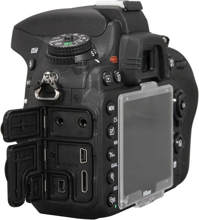 Alt view image 9 of 9 - Nikon D610 1540 Black 24.3 MP Digital SLR Camera - Body