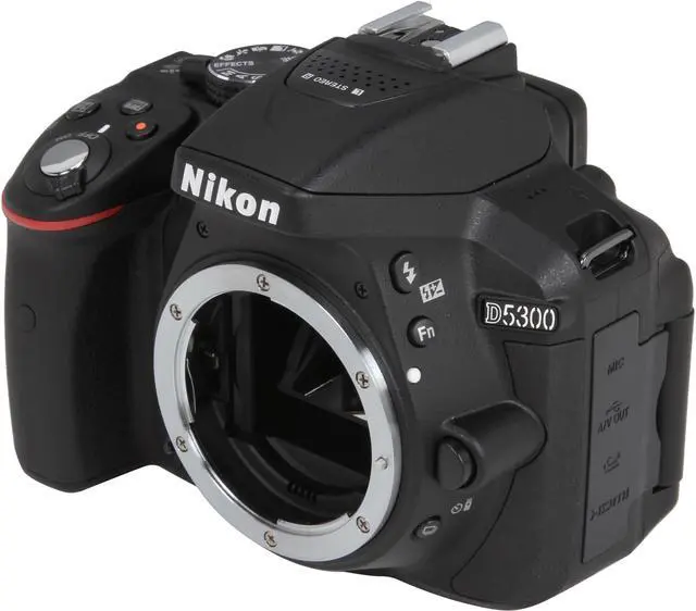Main image of Nikon D5300 1519 Black 24.2 MP Digital SLR Camera - Body