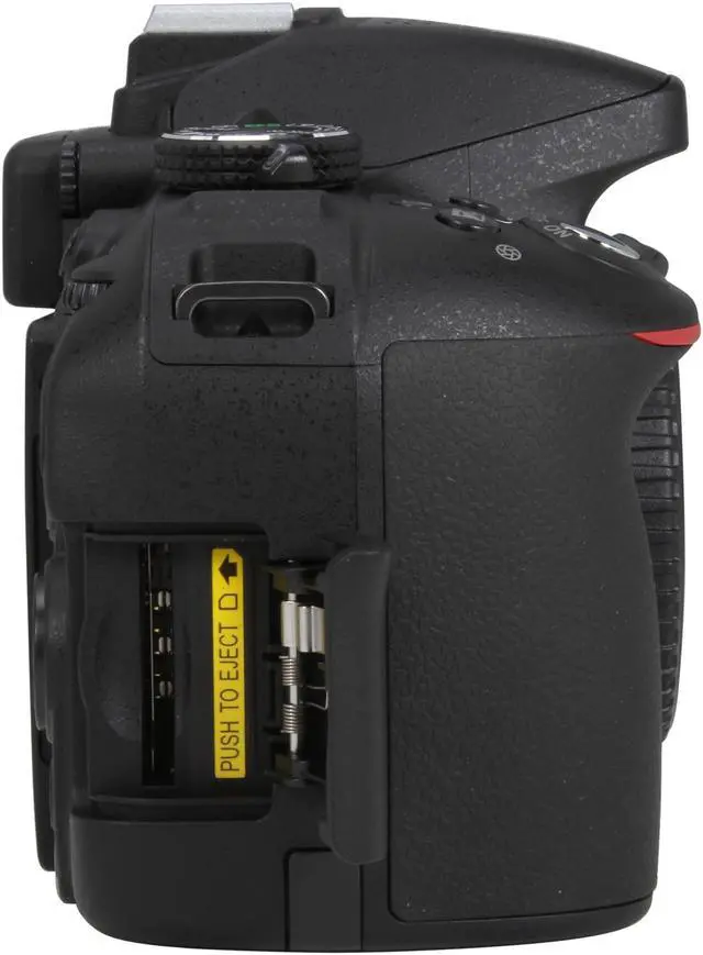 Alt view image 3 of 10 - Nikon D5300 1519 Black 24.2 MP Digital SLR Camera - Body