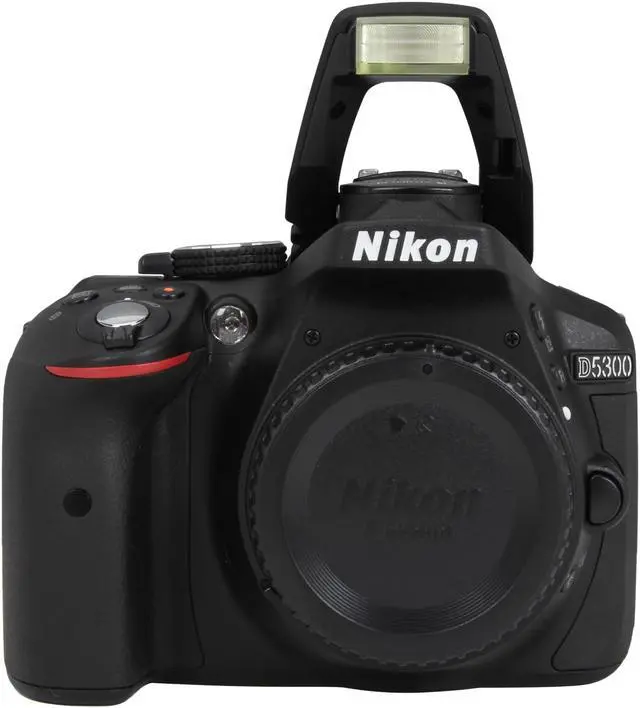 Alt view image 7 of 10 - Nikon D5300 1519 Black 24.2 MP Digital SLR Camera - Body