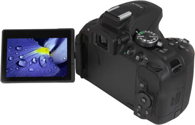 Alt view image 8 of 10 - Nikon D5300 1519 Black 24.2 MP Digital SLR Camera - Body