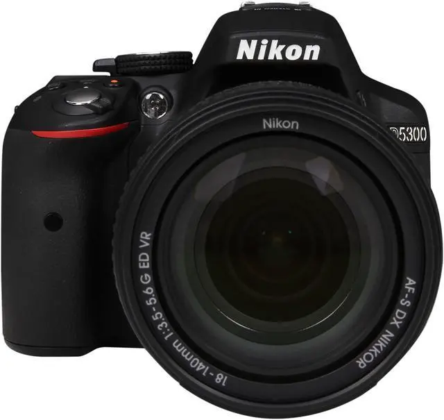 Alt view image 2 of 10 - Nikon D5300 13303 Black 24.2 MP Digital SLR Camera with 18-140mm Lens