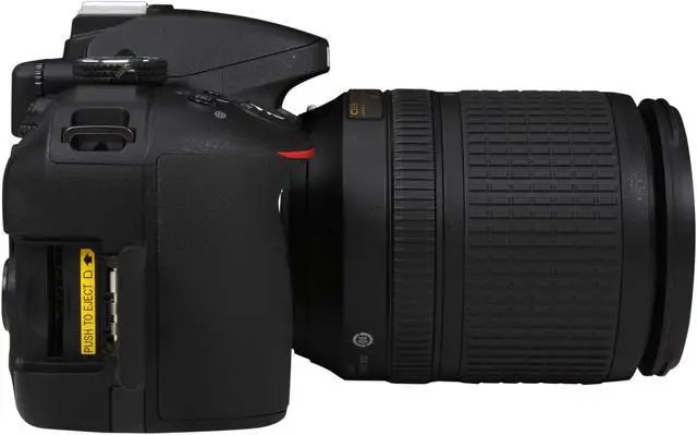 Alt view image 3 of 10 - Nikon D5300 13303 Black 24.2 MP Digital SLR Camera with 18-140mm Lens